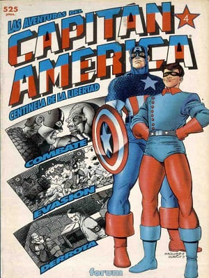 Descarga Las Aventuras del Capitán América Centinela de la Libertad cómics en español