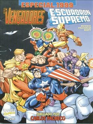 Descarga Los Vengadores Y Escuadrón Supremo Especial 1999 cómics en español