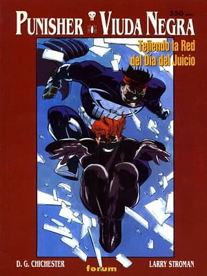 Descargar The Punisher y Viuda Negra Tejiendo la Red del Día del Juicio cómics en español